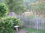 great smokey mountains Gardens at the replica farm in the Great Smokey Mountains National Part. Photo by Angela England