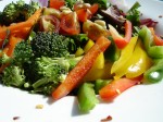 Various vegetable scraps for homemade vegetable stock. Photo by Patrick Moore