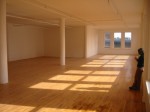 Loft_Interior_Wood_Floors_UHW_cthiemet An urban loft with new laminate floors