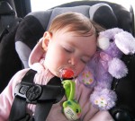 Toddler Sleeping in Vehicle