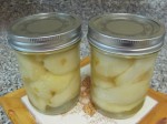 Home-Canned Pears Jars of Canned Pears