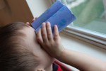 boy and binoculars
