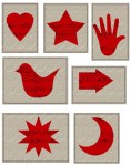 Music Shape Tags - Red PDF Music Shape Tags - Red PDF