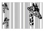 Giraffe Notelet and Bookmark Black Preview Giraffe Notelet and Bookmark Black Preview