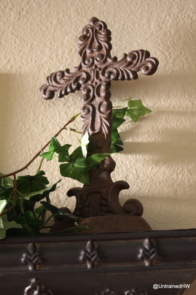 cross and ivy