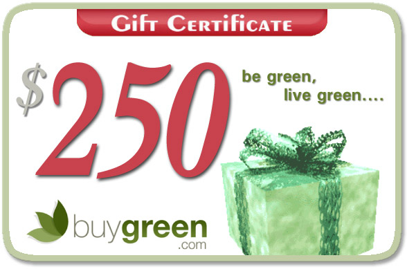 BuyGreen.com Gift Card Giveaway for $250