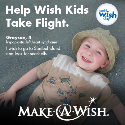 Help Wish Kids Take Flight with Make-A-Wish