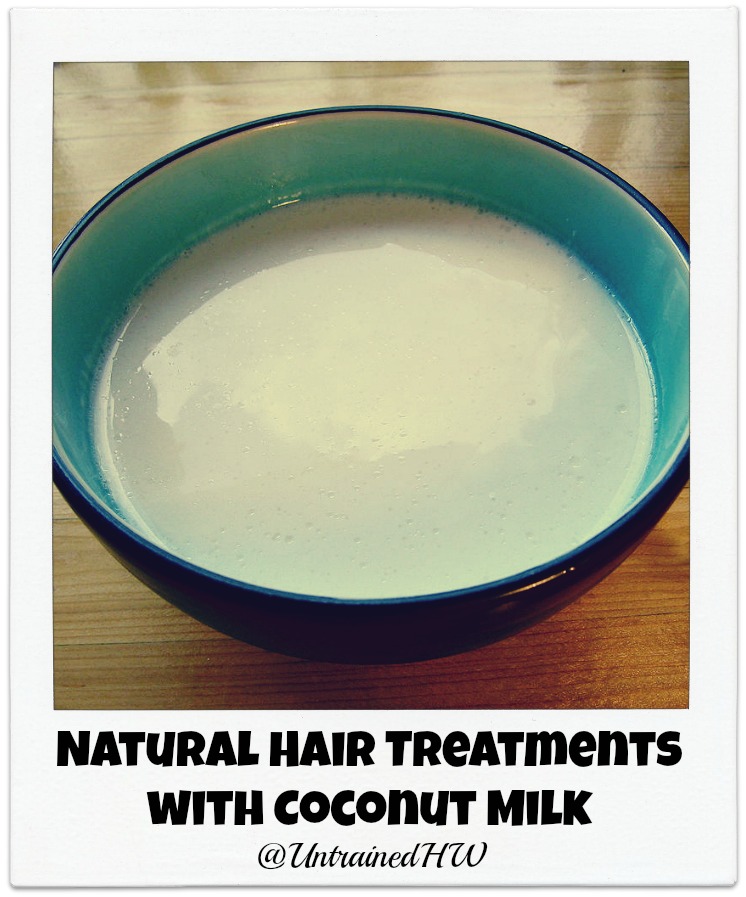 Natural Hair Treatment with Coconut Milk