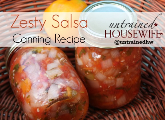 Zesty Salsa Canning Recipe