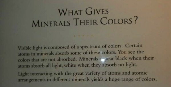 How minerals get their colors